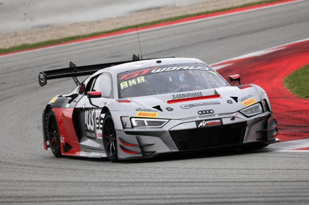 GT World Challenge Europe powered by AWS Barcelona 2026 Alex Aka of Tresor Attempto Racing drives an Audi R8 LMS GT3 EVO II during free practice 1 of the GT World Challenge powered by AWS 2026 at the Barcelona-Catalunya Circuit in Barcelona, Spain, on October 2, 2026. Barcelona Barcelona Spain  Copyright: xUrbanandsportx originalFilename:valls-gtworldc261102_npKYD.jpg