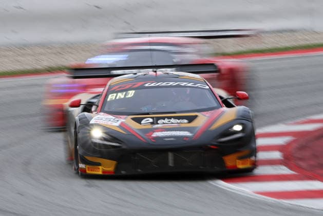 GT World Challenge Europe powered by AWS Barcelona 2026 Romain Andriolo, of CSA Racing, drives a McLaren 720S GT3 EVO during free practice 1 of the GT World Challenge powered by AWS 2026, at Barcelona-Catalunya Circuit, in Barcelona, Spain, on October 2, 2026. Barcelona Barcelona Spain  Copyright: xUrbanandsportx originalFilename:valls-gtworldc261102_nplzQ.jpg
