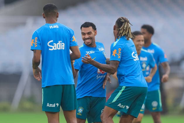 India Vs Brazil Friendly Football Friendly Match 2026 Matheuzinho of Brazil during a pre-match training session ahead of the India football friendly 2026 match between India and Brazil at the Vivekananda Yuba Bharati Krirangan (VYBK) Stadium in Kolkata, India, on October 2, 2026. KOLKATA West Bengal India  Copyright: xShubhajitxRoyxKarmakarx originalFilename:roykarmakar-indiavsb261002_np8iM.jpg