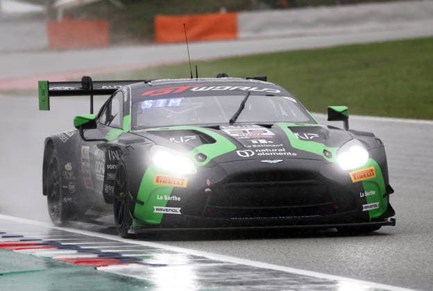 GT World Challenge Europe powered by AWS Barcelona 2026 Gaspard Simon, of Walkenhorst Motorsport, drives an Aston Martin Vantage AMR GT3 EVO during free practice 2 of the GT World Challenge Europe powered by AWS 2026 at the Barcelona-Catalunya Circuit in Barcelona, Spain, on October 2, 2026. Barcelona Barcelona Spain  Copyright: xUrbanandsportx originalFilename:valls-gtworldc261102_npanY.jpg