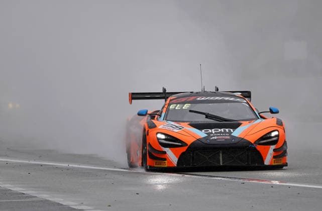 GT World Challenge Europe powered by AWS Barcelona 2026 Thomas Fleming, of Garage 59, drives a McLaren 720S GT3 EVO during free practice 2 of the GT World Challenge Europe powered by AWS 2026 at the Barcelona-Catalunya Circuit in Barcelona, Spain, on October 2, 2026. Barcelona Barcelona Spain  Copyright: xUrbanandsportx originalFilename:valls-gtworldc261102_npc3C.jpg