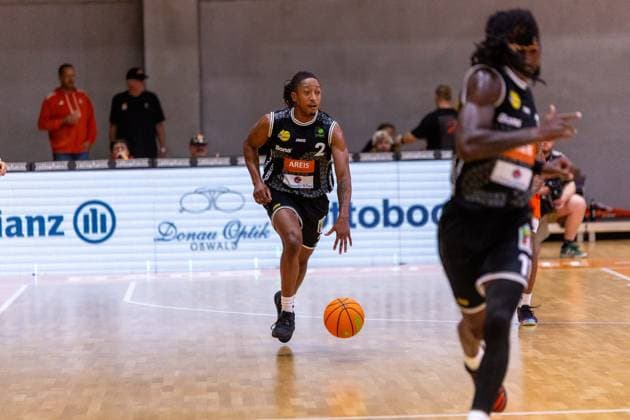 CJ Hines Kreisbau Kirchheim Knights, 02 GER, OrangeAcademy vs. Kreisbau Kirchheim Knights, Barmer 2 Basketball Bundesliga, Matchday 2, 2026–2027 Season, October 2, 2026, Germany, OrangeAcademy vs. Kreisbau Kirchheim Knights, Barmer 2 Basketball Bundesliga, Matchday 2, 2026–2027 Season, October 2, 2026, Neu Ulm Copyright: xEibner-Pressefoto NinaxSanderx EP_NSR