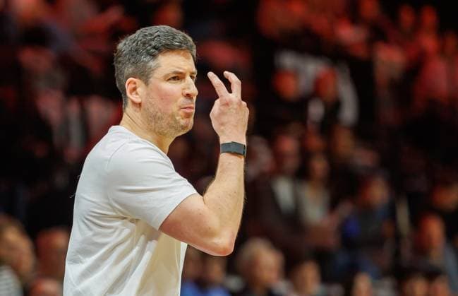 October 2, 2026 Basketball Season 2026–2027 2nd Bundesliga Pro A Matchday 2 Nuremberg Falcons Basketball Club NBC EPG Baskets Koblenz Sports photo by Zink DaMa xdaxmax Stephan Dohrn, Head Coach of the EPG Guardians Koblenz, gesturesgestures, directs, gives instructions