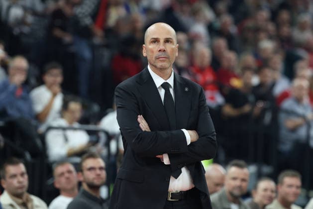 Joan Panarroya, Partizan Belgrade, Head Coach, GER, FC Bayern Basketball vs. Partizan Mozzart Bet Belgrade, Basketball, EuroLeague, Matchday 3, 2026–2027 Season, October 2, 2026, GER, FC Bayern Basketball vs. Partizan Mozzart Bet Belgrade, Basketball, EuroLeague, Matchday 3, 2026–2027 Season, October 2, 2026, Munich Copyright: xEibner-Pressefoto JennixMaulx EP_JML
