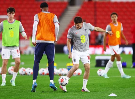 Will Lankshear of England warms up ahead of the match England U21, U 21 v Slovakia U21, UEFA European U21 Championship Qualifying, Football, bet365 Stadium, Stoke-on-Trent, UK - 02 Oct 2026Stoke-on-Trent bet365 Stadium United Kingdom  Copyright: xMattxWest Shutterstockx 17182547i