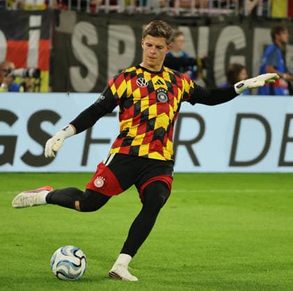 October 1, 2026, Nations League, Germany vs. Serbia, Allianz Arena, Munich, Soccer, Pictured: Finn Dahmen (Germany)