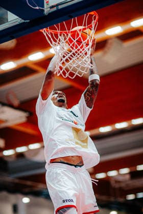 BB 2BL SBB Boerde Baskets vs. Giessen 46ers Marcus Evans SBB Boerde Baskets during the 2026–2027 season in the 2nd Barmer Basketball Bundesliga Pro A on Matchday 2, SBB Baskets vs. Giessen 46ers at the Wolfgang Lakenmacher Halle on October 2, 2026, in Magdeburg, Saxony-Anhalt, Germany