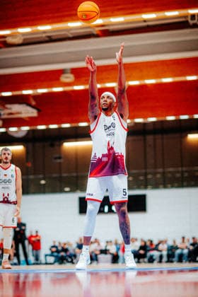 BB 2BL SBB Boerde Baskets vs. Giessen 46ers Kyndahl Hill SBB Boerde Baskets during the 2026–2027 season in the 2nd Barmer Basketball Bundesliga Pro A on Matchday 2: SBB Baskets vs. Giessen 46ers at the Wolfgang Lakenmacher Halle on October 2, 2026, in Magdeburg, Saxony-Anhalt, Germany