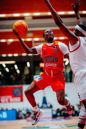BB 2BL SBB Boerde Baskets Giessen 46ers Nigel Scantlebury GIESSEN 46ers during the 2026–2027 season in the 2nd Barmer Basketball Bundesliga Pro A on Matchday 2, SBB Baskets and Giessen 46ers at the Wolfgang Lakenmacher Hall on October 2, 2026, in Magdeburg, Saxony-Anhalt, Germany