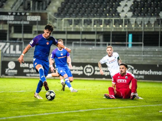 October 2, 2026, xwppx, Regionalliga Southwest Soccer, SV Sandhausen vs. 1. FC Kaiserslautern II, Dion Hofmeister (1. FC Kaiserslautern II), Arthur Lyska (SV Sandhausen)