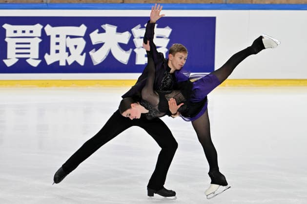 LJUBLJANA; SLOVENIJA - OCTOBER 02: Louise Cohas-Bogey and Daniil Grishin of France in action during the Junior Ice Dance - Rhythm Dance on the ISU Figure skating, Eiskunstlauf Junior Grand Prix Ljubljana 2026 in Hala Tivoli on October 02, 2026 in Ljubljana, Slovenia. (Photo by Igor Kupljenik Sports Press Photo). Copyright: xIgorxKupljenikx xSPPx Sportspressphoto_SPR243796