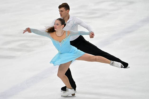 LJUBLJANA; SLOVENIJA - OCTOBER 02: Barbora Klesalova and Matej Klesal of Czech Republic in action during the Junior Ice Dance - Rhythm Dance on the ISU Figure skating, Eiskunstlauf Junior Grand Prix Ljubljana 2026 in Hala Tivoli on October 02, 2026 in Ljubljana, Slovenia. (Photo by Igor Kupljenik Sports Press Photo). Copyright: xIgorxKupljenikx xSPPx Sportspressphoto_SPR243809