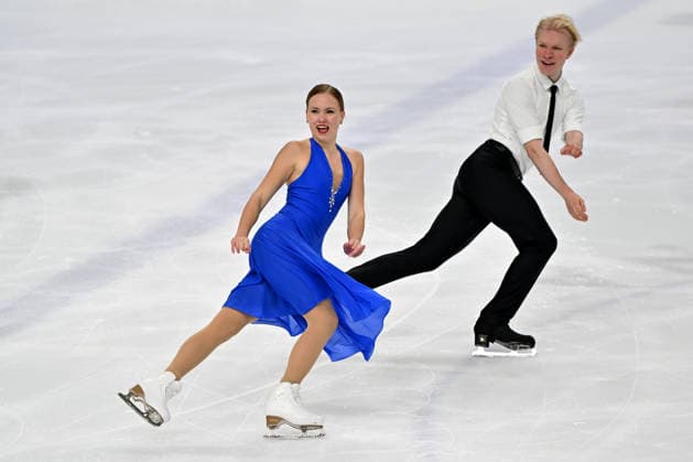 LJUBLJANA; SLOVENIJA - OCTOBER 02: Iris Lahti and Oskari Liedenpohja of Finland in action during the Junior Ice Dance - Rhythm Dance on the ISU Figure skating, Eiskunstlauf Junior Grand Prix Ljubljana 2026 in Hala Tivoli on October 02, 2026 in Ljubljana, Slovenia. (Photo by Igor Kupljenik Sports Press Photo). Copyright: xIgorxKupljenikx xSPPx Sportspressphoto_SPR243810