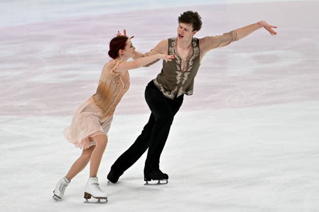 LJUBLJANA; SLOVENIJA - OCTOBER 02: Darya Grimm and Grigorii Rodin of Germany in action during the Junior Ice Dance - Rhythm Dance on the ISU Figure skating, Eiskunstlauf Junior Grand Prix Ljubljana 2026 in Hala Tivoli on October 02, 2026 in Ljubljana, Slovenia. (Photo by Igor Kupljenik Sports Press Photo). Copyright: xIgorxKupljenikx xSPPx Sportspressphoto_SPR243812