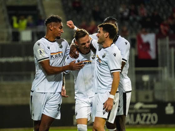 October 2, 2026, xwppx, Regional League Southwest soccer, SV Sandhausen vs. 1. FC Kaiserslautern II – Jubilation after Marco Kehl Gomez s 1-0 goal for SV Sandhausen