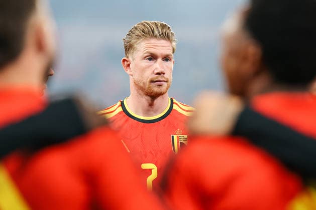 LIEGE, BELGIUM - OCTOBER 02: Kevin De Bruyne (Belgien, 7) UEFA Nations League match between Belgium and Türkiye at Stade Maurice Dufrasne on October 02, 2026 in Liege, Belgium. Copyright: xNatachaxFreisenx
