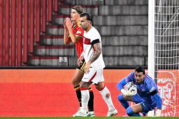 Belgium v Turkey - UEFA Nations League 2026 LIEGE, BELGIUM - OCTOBER 02 : De Ketelaere Charles midfielder of Belgium during the UEFA Nations League tournament league phase matchday 3 group A1 match between Belgium and Turkey on October 2, 2026 in Liege, Belgium, 02 10 2026 Liege Belgium  Copyright: xTomasxSiskx