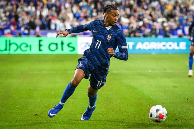 October 2, 2026, Saint-Denis, France, France: Michael OLISE of France during the UEFA Nations League, League A - Group 1 football match between France and Italy at Stade de France on October 02, 2026 in Saint-Denis near Paris, France. Saint-Denis France - ZUMAm308 20261002_zsp_m308_002 Copyright: xMatthieuxMirvillex