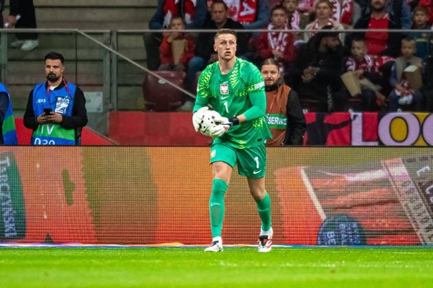 WARSAW, POLAND - OCTOBER 2: Marcin Bulka during the UEFA Nations League Group B4 Round 3 MD1 match between Poland nad Romania at PGE Narodowy on October 2, 2026 in Warsaw, Poland --- Pilka nozna. Liga Narodow. Polska - Rumunia. (Photo by Kai Taller Arena Akcji) NEWSPIX.PL --- newspix.pl POLAND OUT! 