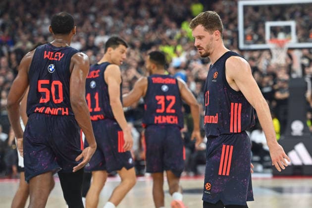 Andreas OBST FCB, disappointment, frustration, disappointed, frustrated, dejected, EuroLeague Basketball, 2026–2027 season, FC Bayern Munich vs. Partizan Belgrade on October 2, 2026, S A P G A R D EN