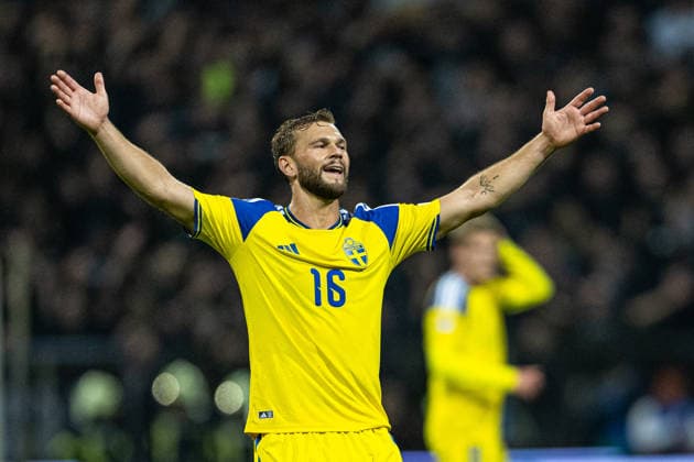 October 2, 2026: Jesper Karlström of Sweden reacts during the Nations League soccer match between Bosnia and Herzegovina and Sweden on October 2, 2026 in Zenica. Photo by Ludvig Thunman, BILDBYRAN. Code: LT LT0823. soccer, football, fotball, Nations League, UEFA Nations League, Bosnia and Herzegovina, Sweden, Sweden A, bbeng Copyright: LUDVIGxTHUNMAN BB261002LT149