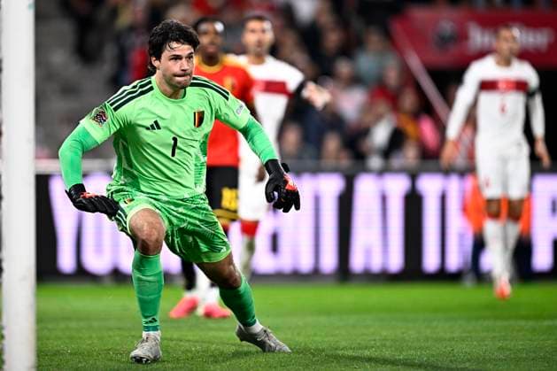 Belgium v Turkey - UEFA Nations League 2026 LIEGE, BELGIUM - OCTOBER 02 : Lammens Senne goalkeeper of Belgium during the UEFA Nations League tournament league phase matchday 3 group A1 match between Belgium and Turkey on October 2, 2026 in Liege, Belgium, 02 10 2026 Liege Belgium  Copyright: xTomasxSiskx