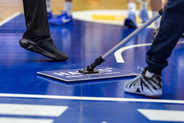 Mop (stock image) HAKRO, GER, HAKRO Merlins Crailsheim vs. Tigers Tübingen, Basketball, 2nd Basketball Bundesliga, Pro A, Matchday 2, 2026–2027 season, October 2, 2026, GER, HAKRO Merlins Crailsheim vs. Tigers Tübingen, Basketball, 2nd Basketball Bundesliga, Pro A, Matchday 2, 2026–2027 Season, October 2, 2026, Ilshofen Copyright: xEibner-Pressefoto JanixPlessx EP_JPL