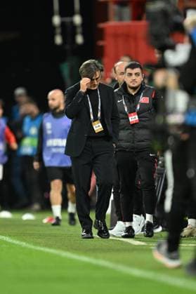 Belgium v Turkiye - UEFA Nations League LIEGE, BELGIUM - OCTOBER 02: Head coach of Turkiye, Vincenzo Montella follows the UEFA Nations League A match between Belgium and Turkiye at Maurice Dufrasne Stadium in Liege, Belgium on October 02, 2026. Mustafa Yalcin Anadolu Liege Belgium. Editorial use only. Please get in touch for any other usage.  Copyright: x2026xAnadoluxMustafaxYalcinx