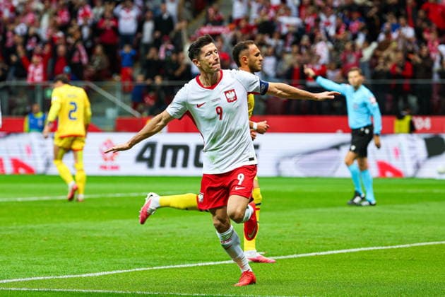 2026.10.02 Warszawa pilka nozna UEFA Liga Narodow Polska - Rumunia N z rzut karny (penalty kick) bramka gol radosc na 1-0 Robert Lewandowski Foto Pawel Andrachiewicz PressFocus 2026.10.02 Warsaw Football - UEFA Nations League Poland - Romania rzut karny (penalty kick) bramka gol radosc na 1-0 Robert Lewandowski Credit: Pawel Andrachiewicz PressFocus NEWSPIX.PL --- newspix.pl POLAND OUT! 