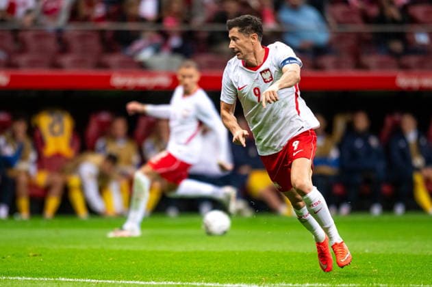 WARSAW, POLAND - OCTOBER 2: Robert Lewandowski during the UEFA Nations League Group B4 Round 3 MD1 match between Poland nad Romania at PGE Narodowy on October 2, 2026 in Warsaw, Poland --- Pilka nozna. Liga Narodow. Polska - Rumunia. (Photo by Kai Taller Arena Akcji) NEWSPIX.PL --- newspix.pl POLAND OUT! 