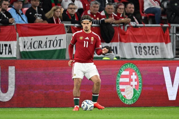 IPA89231651 - 11. Milos Kerkez (Hungary) during the Nations League phase, Matchday 3, League B Group B2, between Hungary and Georgia, October 2, 2026, at the Puskás Arena in Budapest, Hungary  Copyright: xVincenzoxOrlando IPAxSportx xx IPA89231651