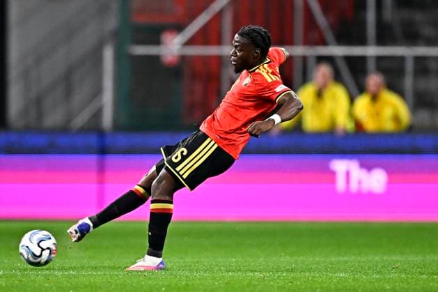 Belgium v Turkey - UEFA Nations League 2026 LIEGE, BELGIUM - OCTOBER 02 : Lavia Romeo midfielder of Belgium during the UEFA Nations League tournament league phase matchday 3 group A1 match between Belgium and Turkey on October 2, 2026 in Liege, Belgium, 02 10 2026 Liege Belgium  Copyright: xTomasxSiskx