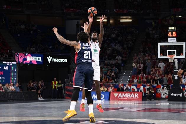Moses Wright Kosner Baskonia Vitoria-Gasteiz - Armani Olimpia Milano EuroLeague 2026-27 Vitoria-Gasteiz, 02 10 2026 Foto M.Ceretti Ciamillo-Castoria Vitoria-Gasteiz  Copyright: xMassimoxCerettix