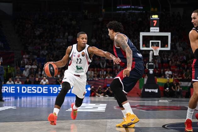 Devon Hall Kosner Baskonia Vitoria-Gasteiz - Armani Olimpia Milano EuroLeague 2026-27 Vitoria-Gasteiz, 02 10 2026 Foto M.Ceretti Ciamillo-Castoria Vitoria-Gasteiz  Copyright: xMassimoxCerettix