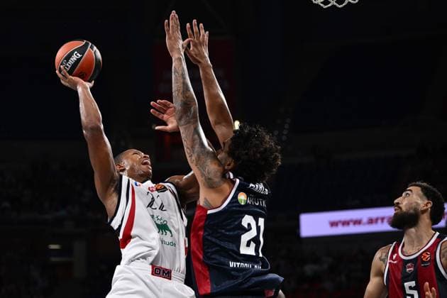 Devon Hall Kosner Baskonia Vitoria-Gasteiz - Armani Olimpia Milano EuroLeague 2026-27 Vitoria-Gasteiz, 02 10 2026 Foto M.Ceretti Ciamillo-Castoria Vitoria-Gasteiz  Copyright: xMassimoxCerettix