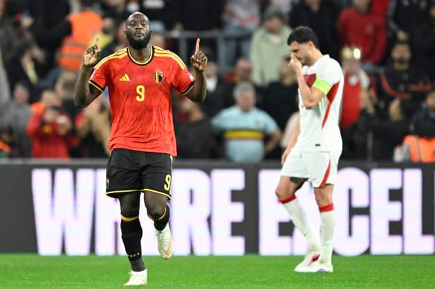 Belgium v Turkey - UEFA Nations League 2026 LIEGE, BELGIUM - OCTOBER 02 : Lukaku Romelu forward of Belgium celebrates scoring a goal with teammates during the UEFA Nations League tournament league phase matchday 3 group A1 match between Belgium and Turkey on October 2, 2026 in Liege, Belgium, 02 10 2026 Liege Belgium  Copyright: xNicoxVereeckenx