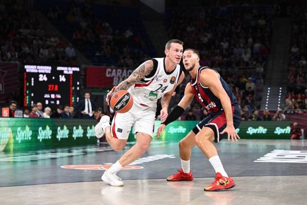 Garrison Mathews Kosner Baskonia Vitoria-Gasteiz - Armani Olimpia Milano EuroLeague 2026-27 Vitoria-Gasteiz, 02 10 2026 Foto M.Ceretti Ciamillo-Castoria Vitoria-Gasteiz  Copyright: xMassimoxCerettix