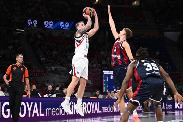 Garrison Mathews Kosner Baskonia Vitoria-Gasteiz - Armani Olimpia Milano EuroLeague 2026-27 Vitoria-Gasteiz, 02 10 2026 Foto M.Ceretti Ciamillo-Castoria Vitoria-Gasteiz  Copyright: xMassimoxCerettix