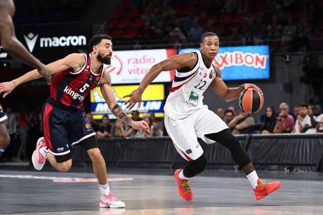 Devon Hall Kosner Baskonia Vitoria-Gasteiz - Armani Olimpia Milano EuroLeague 2026-27 Vitoria-Gasteiz, 02 10 2026 Foto M.Ceretti Ciamillo-Castoria Vitoria-Gasteiz  Copyright: xMassimoxCerettix