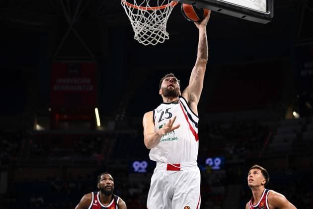 Alec Peters Kosner Baskonia Vitoria-Gasteiz - Armani Olimpia Milano EuroLeague 2026-27 Vitoria-Gasteiz, 02 10 2026 Foto M.Ceretti Ciamillo-Castoria Vitoria-Gasteiz  Copyright: xMassimoxCerettix