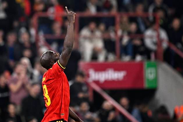 Belgium v Turkey - UEFA Nations League 2026 LIEGE, BELGIUM - OCTOBER 02 : Lukaku Romelu forward of Belgium celebrates scoring a goal during the UEFA Nations League tournament league phase matchday 3 group A1 match between Belgium and Turkey on October 2, 2026 in Liege, Belgium, 02 10 2026 Liege Belgium  Copyright: xTomasxSiskx