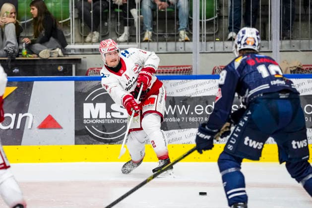 Joel Keussen, EC Bad Nauheim, 2, GER, Ravensburg Towerstars vs. EC Bad Nauheim, Ice Hockey, DEL2 Regular Season, Matchday 5, 2026–2027 Season, October 2, 2026, GER, Ravensburg Towerstars vs. EC Bad Nauheim, Ice Hockey, DEL2 Regular Season, Matchday 5, 2026–2027 Season, October 2, 2026, Ravensburg Copyright: xEibner-Pressefoto MaximilianxRistx EP_MRT