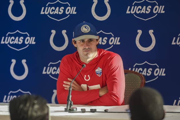 WARE, ENGLAND - October 02: during the Indianapolis Colts training session and practise at the Hanbury Manor Marriott Hotel, Ware, on October 02, 2026 in Hertfordshire, England Copyright: xJodyxDemay-Daviesx xSPPx Sportspressphoto_SPR244160