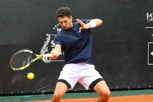 RECORD DATE NOT STATED Pucinelli de Almeida (Brazil) versus Barrios Vera (Chile) Apt Challenger Curitiba Curitiba (PR), 02 10 2026 - ATP, Tennis Herren Challenger Curitiba Pucinelli de Almeida Barrios Vera - Tennis player Pedro Pucinelli de Almeida (BRA) against Tomas Barrios Vera (CHI) in the quarterfinals of the ATP Challenger Curitiba tournament, at the Graciosa Country Club on the afternoon of Friday, October 2, 2026.(Foto: Edson De Souza Thenews2 imago images) SPO  Copyright: xEdsonxDexSouzax