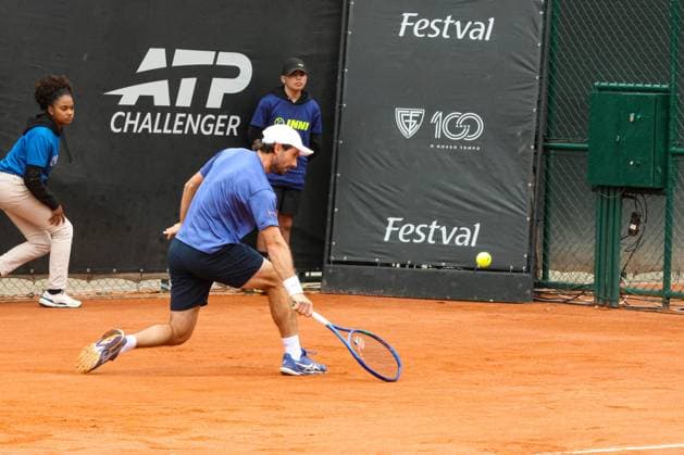 RECORD DATE NOT STATED Justo (Argentina) vs. Villanueva (Argentina) for the ATP, Tennis Herren Challenger Curitiba Curitiba (PR), 02 10 2026 - ATP Challenger Curitiba Justo Villanueva - Tennis player Gonzalo Villanueva (ARG) against Guido Ivan Justo (ARG) in the quarterfinals of the ATP Challenger Curitiba, at the Graciosa Country Club on the afternoon of Friday, October 2, 2026.(Foto: Edson De Souza Thenews2 imago images) SPO  Copyright: xEdsonxDexSouzax