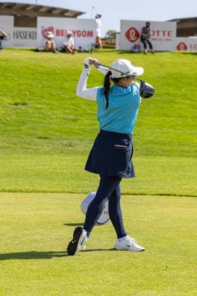 October 2, 2026, Honolulu, Hawaii, USA: MINAMI KATSU tees off at the 10th tee box during Round 2 of the 2026 Lotte Championship at Hoakalei Country Club, Ewa Beach, Hawaii, USA. Honolulu USA - ZUMAm310 20261002_zsp_m310_008 Copyright: xElliotxMilesx