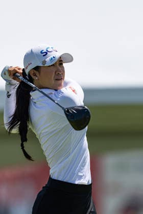 October 2, 2026, Honolulu, Hawaii, USA: PAJAREE ANANNARUKARN tees off at the 10th tee box during Round 2 of the the 2026 Lotte Championship at Hoakalei Country Club, Ewa Beach, Hawaii, USA. Honolulu USA - ZUMAm310 20261002_zsp_m310_024 Copyright: xElliotxMilesx