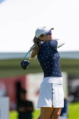 October 2, 2026, Honolulu, Hawaii, USA: CELINE HERBIN-MARSHALL tees off at the 10th tee box during Round 2 of the 2026 Lotte Championship at Hoakalei Country Club, Ewa Beach, Hawaii, USA. Honolulu USA - ZUMAm310 20261002_zsp_m310_028 Copyright: xElliotxMilesx