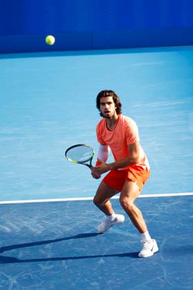 October 3, 2026, Tokyo, Japan: Carlos Alcaraz (Spain) returns a shot against Matteo Arnaldi (Italy) during their Round of 16 match at the Kinoshita Group Japan Open Tennis Championships at Ariake Colosseum in Tokyo. The tournament runs from September 29 to October 6. Alcaraz won 7-6(6), 6-1. Tokyo Japan - ZUMAm191 20261003_aap_m191_036 Copyright: xRodrigoxReyesxMarinx