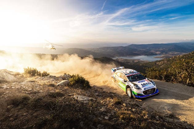 AUTO - WRC, Motorsport Rallye, WM - RALLY ITALIA SARDEGNA 2026 55 Joshua MCERLEAN, Eoin TREACY, FORD Puma Rally1, action during the 2026 Rally Italia Sardegna, 13th round of the 2026 WRC World Rally Car Championship, from October 1 to 4, 2026 at Alghero, Italy - AlgheroItaly  Copyright: xNikosxKatikisx